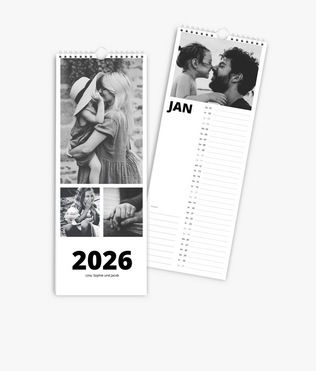 Image of Küchenkalender 2026 im Format 15 x 40 cm